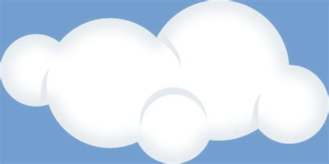 Set Of Soft Clouds Clip Art Free Vector In Open Office Drawing Svg