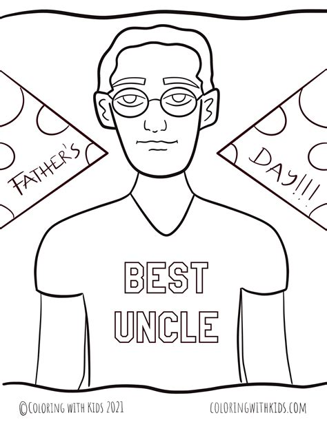 Happy Fathers Day Uncle Coloring Pages Boringpop Hot Sex Picture