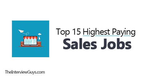 Top 18 Highest Paying Sales Jobs