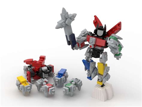 Micro Voltron Posable Transformable But Most Importantly