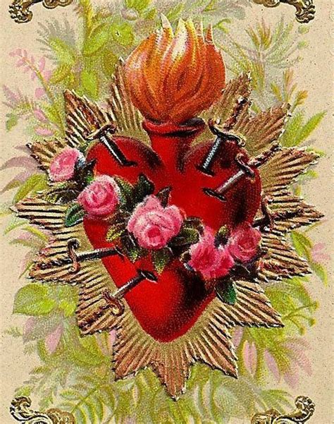 Sorrowful Heart Of Mary Sacred Heart Art Sacred Heart Tattoos