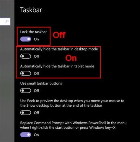 Windows 10 Taskbar Wont Hide