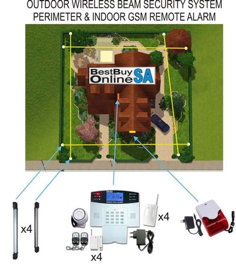 Security Systems Outdoor Wireless Beam Security System