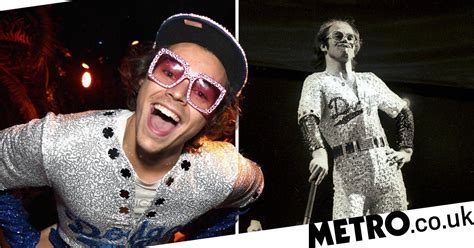 Harry Styles Dresses Up As Elton John For Halloween Party Metro News