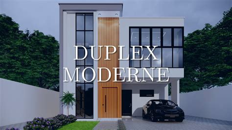 Plan De Maison Moderne De Fcfa Duplex Pour Petite Famille Youtube