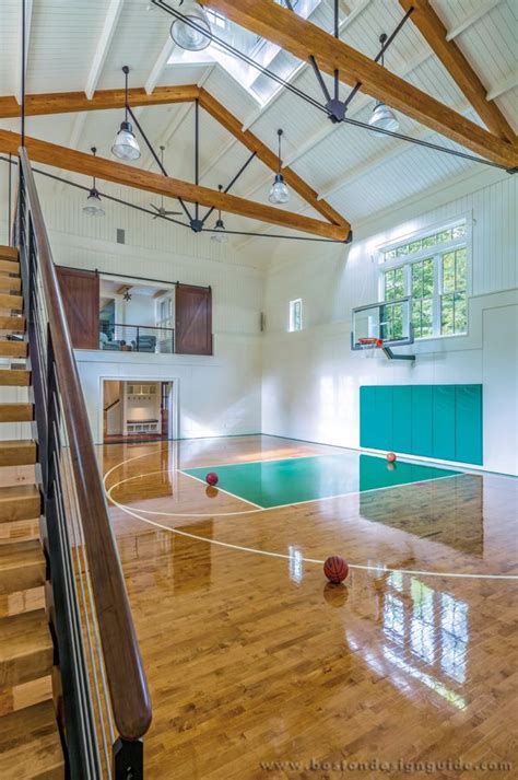 Barn Dance Home Basketball Court House Plans Basketball Room