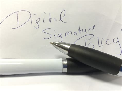 What Is An Electronic Signature Policy
