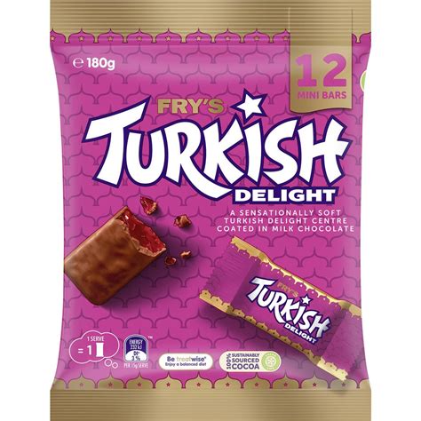 Calories In Cadbury Frys Turkish Delight Sharepack Calcount