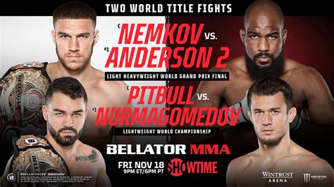 Live Fights Bellator Nemkov Vs Anderson Cris Cyborg Official Website