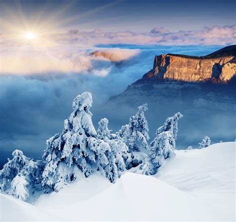 Snow Landscape Winter Wallpapers Hd Desktop And Mobile Backgrounds