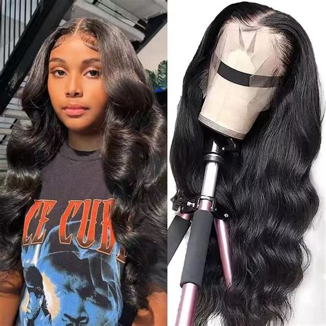 Meiking 30 Inch Body Wave Lace Front Wigs Human Hair Pre