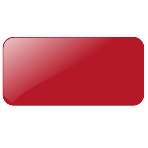 Kw Red Rectangle Button Panel PNG, SVG Clip art for Web - Download Clip png image