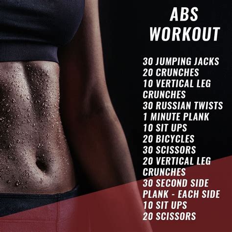This Is A Quick And Intensive Abs Workout That Engages All Of The