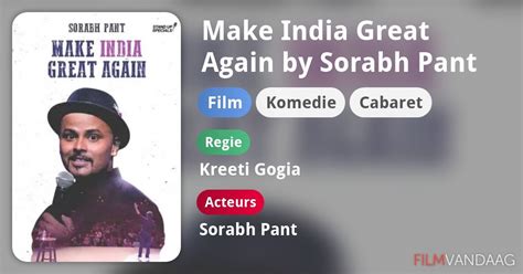 Make India Great Again By Sorabh Pant Film 2018 Filmvandaagnl