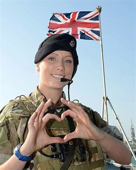 British Woman Soldier Female Soldier Army Women Military Women