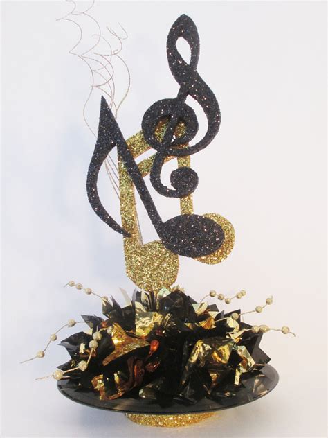 Musical Notes On Record Centerpiece Designs By Ginny