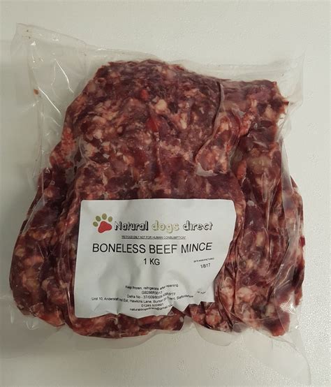 Grain free roasted meals dog hamper. Boneless Beef Mince 1kg - Natural Dogs Direct ...