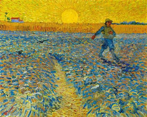Vincent Van Gogh Dutch 1853 1890 The Sower And The Sunset 1888