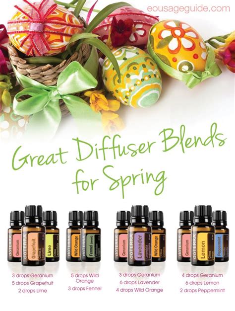 Great Diffuser Blends For Spring Get Started Using Doterra Essential