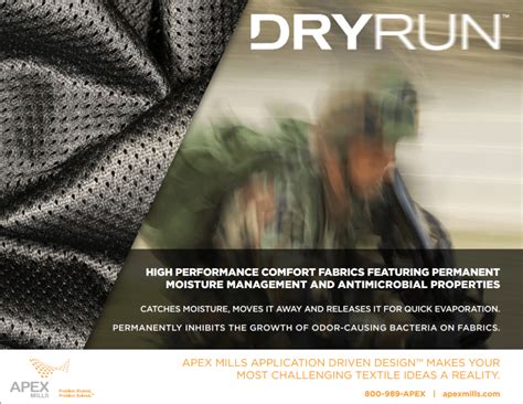 Dryrun™ High Performance Fabrics Brochure Apex Mills