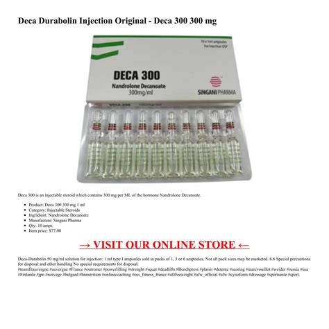 Deca Durabolin Injection Original Deca 300 300 Mgpdf Docdroid