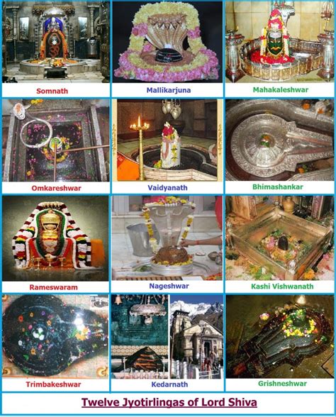 Jyotirlinga Darshan With Significance Famous Shiva Temples Of