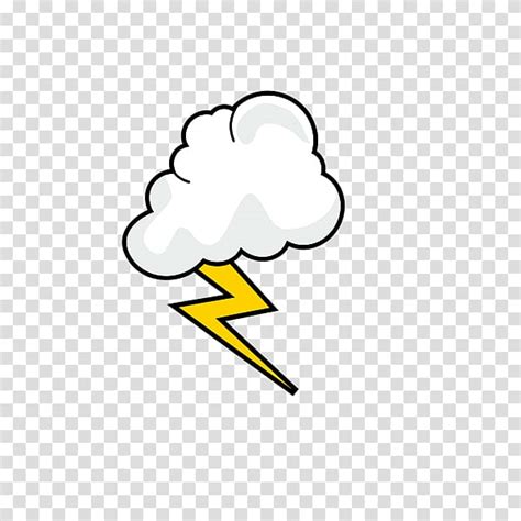 Cloud Lightning Thunder Lightning With Clouds Transparent Background