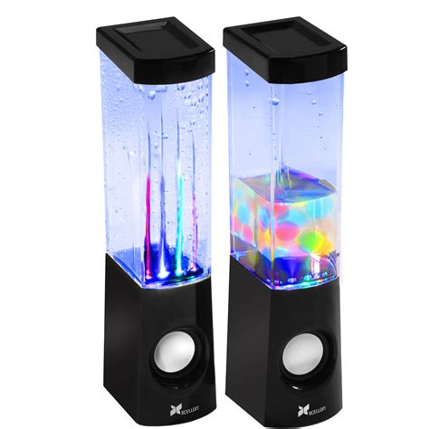 Xcellon 2-in-1 Dancing Water Speakers DWS-300B B&H Photo Video