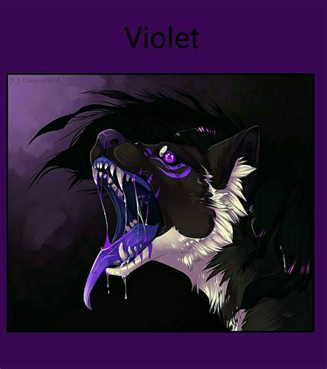 Demon Wolf Of Poison Wolf Spirit Animal Canine Art Furry Art