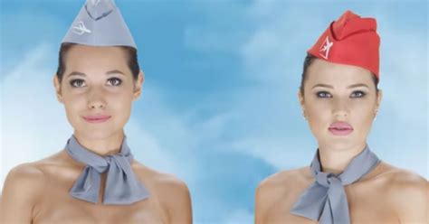 Kazakhstan Travel Company S Ad Featuring Nude Flight Attendants Sparks