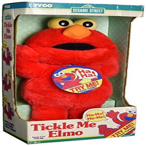 Tickle Me Elmo Original 1995 Vintage Plush Doll By Tyco