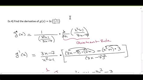 Logarithmic Differentiation Part 1 Youtube