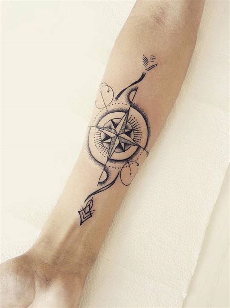 Top 80 Compass Tattoo Design Forearm Latest Nhadathoangha Vn