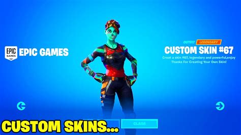 How To Create Your Own Skin In Fortnite Chapter Season Free