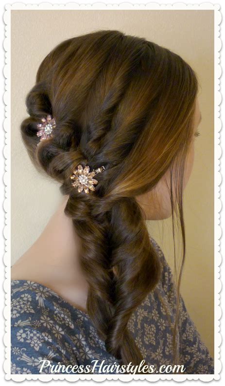 Side Swept Formal Hairstyle For Prom Hairstyles For Girls Princess