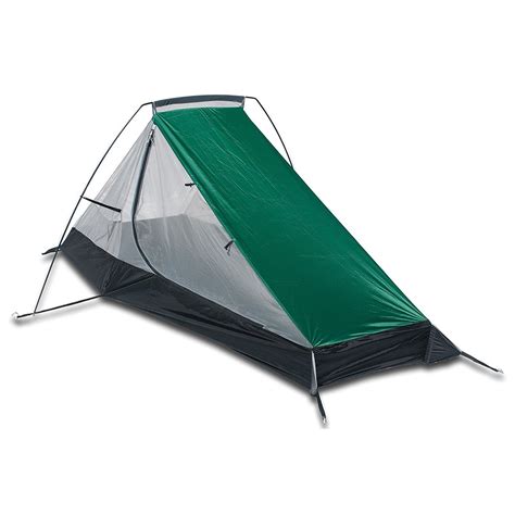 Aqua Quest West Coast Bivy Tent â€“ One Person Single Pole Shelter Green And White Check