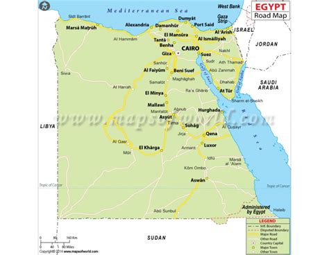 Buy Egypt Road Map