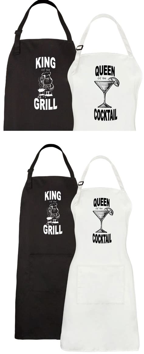 Fun Couples Ts King And Queen Matching Apron Set Is Such A Great His Hers T For Wedding