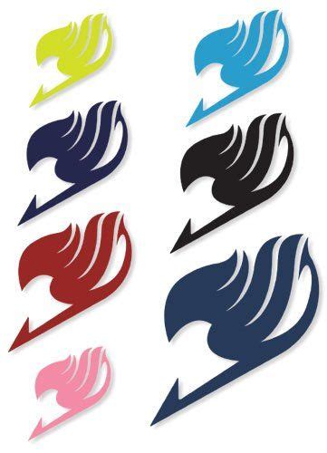 Fairy Tail Guild Symbol Temporary Tattoo Set Of 5 Colors 250 Fairy