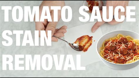 How To Remove A Tomato Sauce Stain Tomato Sauce Stain Cleaning Tips