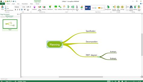 Creating A Mind Map On Pc Conceptdraw Helpdesk