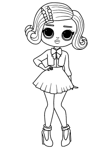 Uptown Girl Lol Surprise Omg Coloring Page Download Print Or Color