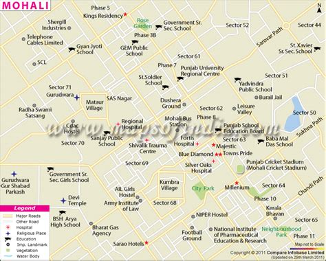 Mohali City Map