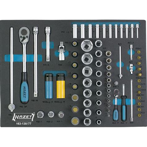 Hazet 163 138 77 Socket Set Tool Modules General Workshop Equipment