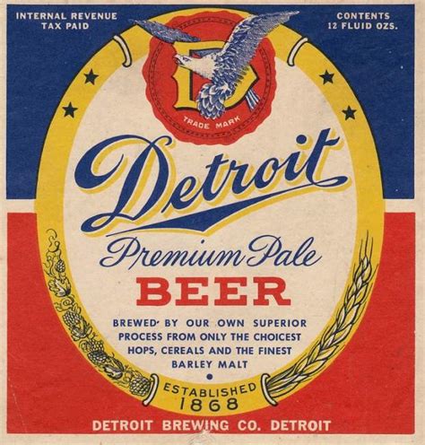 Vintage Detroit Beers