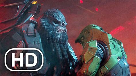 Halo Infinite Master Chief Vs Atriox Fight Scene 4k Ultra Hd Youtube