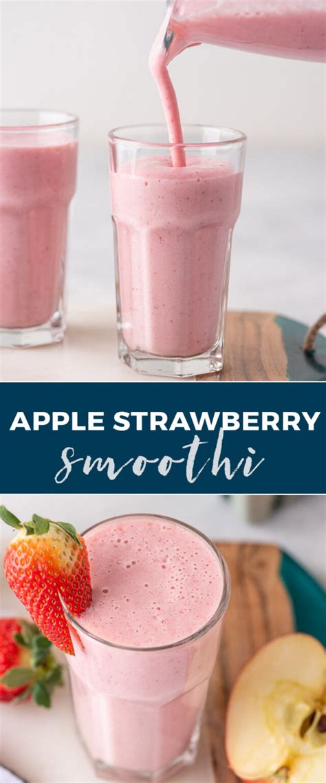 Apple Strawberry Smoothie Gimme Delicious