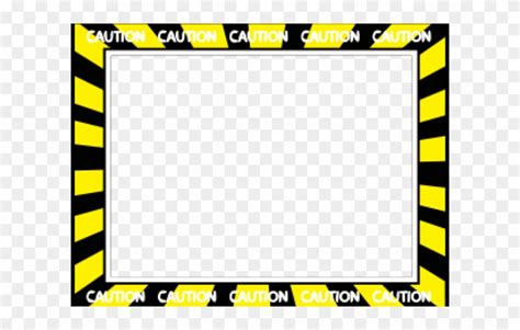 Caution border template major magdalene project org. Construction Clipart Borders - Caution Tape Border ...