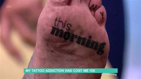 ruth langsford and eamonn holmes stunned as britain s most tattooed man gets this morning inking