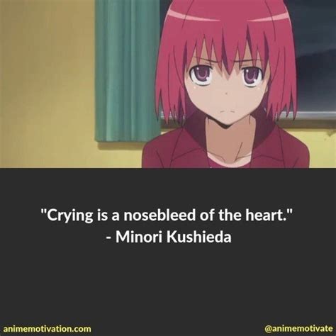 Tomorrow it's going to be tokyo ghoul since i started watching that again lol. 26 Toradora Quotes To Help You Remember The Anime!